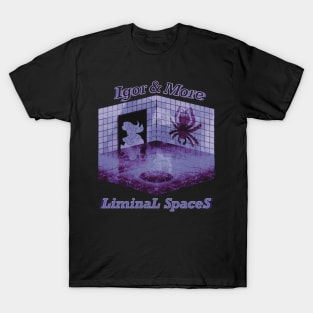 Igor & More Tarantula Liminal Spaces Purple T-Shirt